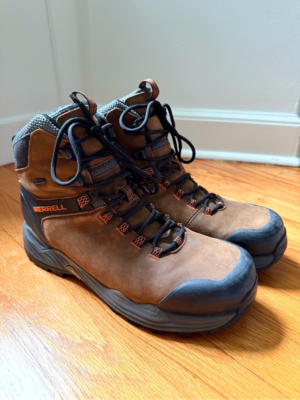 Merrell Phaserbound 2 Tall Waterproof Vibram Hiking Boots Dark Earth Men's 11